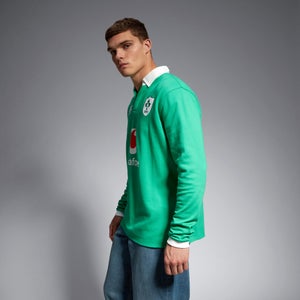 Mens Ireland Home Long Sleeve Classic 23 Green/White