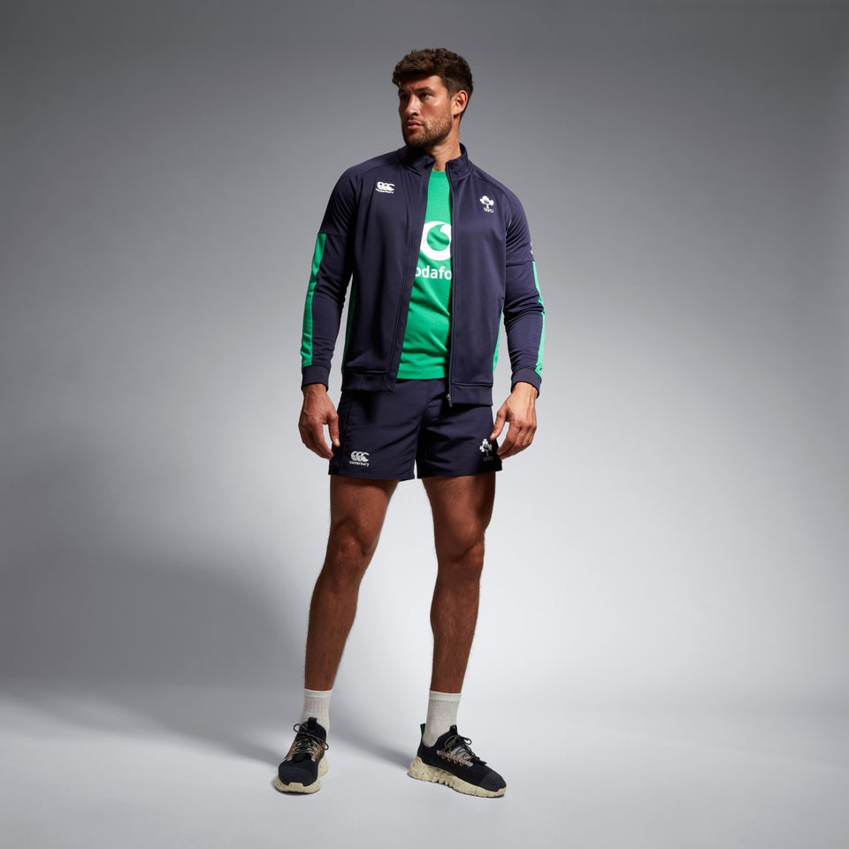 Mens Ireland Travel Jacket Blue/Green