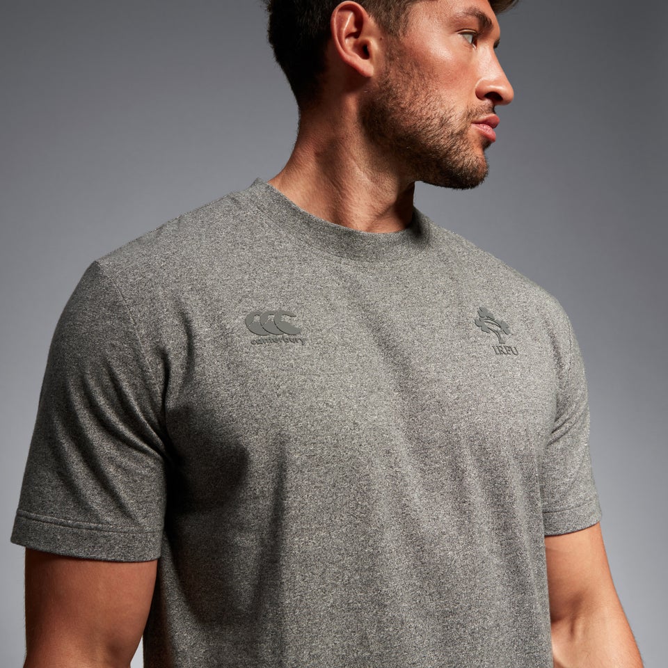 Adult Unisex Ireland Oversized Cotton Heroes Tee Grey