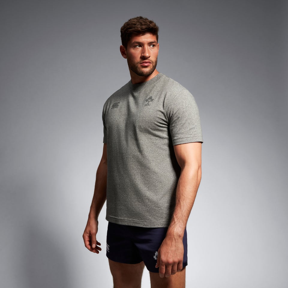 Adult Unisex Ireland Oversized Cotton Heroes Tee Grey