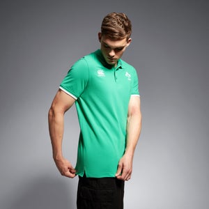 CANTERBURY IRE TEAM POLO SHIRT AM GRN/BLU