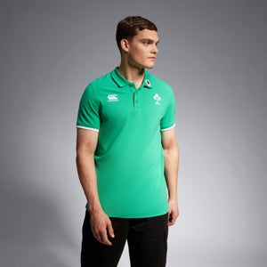 CANTERBURY IRE TEAM POLO SHIRT AM GRN/BLU