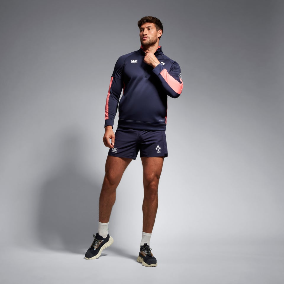 CANTERBURY IRE 1/2 ZIP TRAINING TOP AM BLUE/PINK