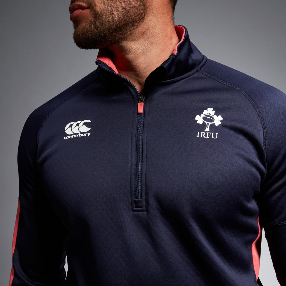 CANTERBURY IRE 1/2 ZIP TRAINING TOP AM BLUE/PINK