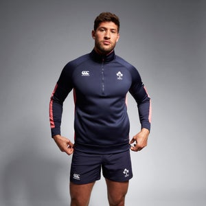 CANTERBURY IRE 1/2 ZIP TRAINING TOP AM BLUE/PINK - 3XL