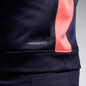 Mens Ireland 1/2 Zip Training Top Blue/Pink