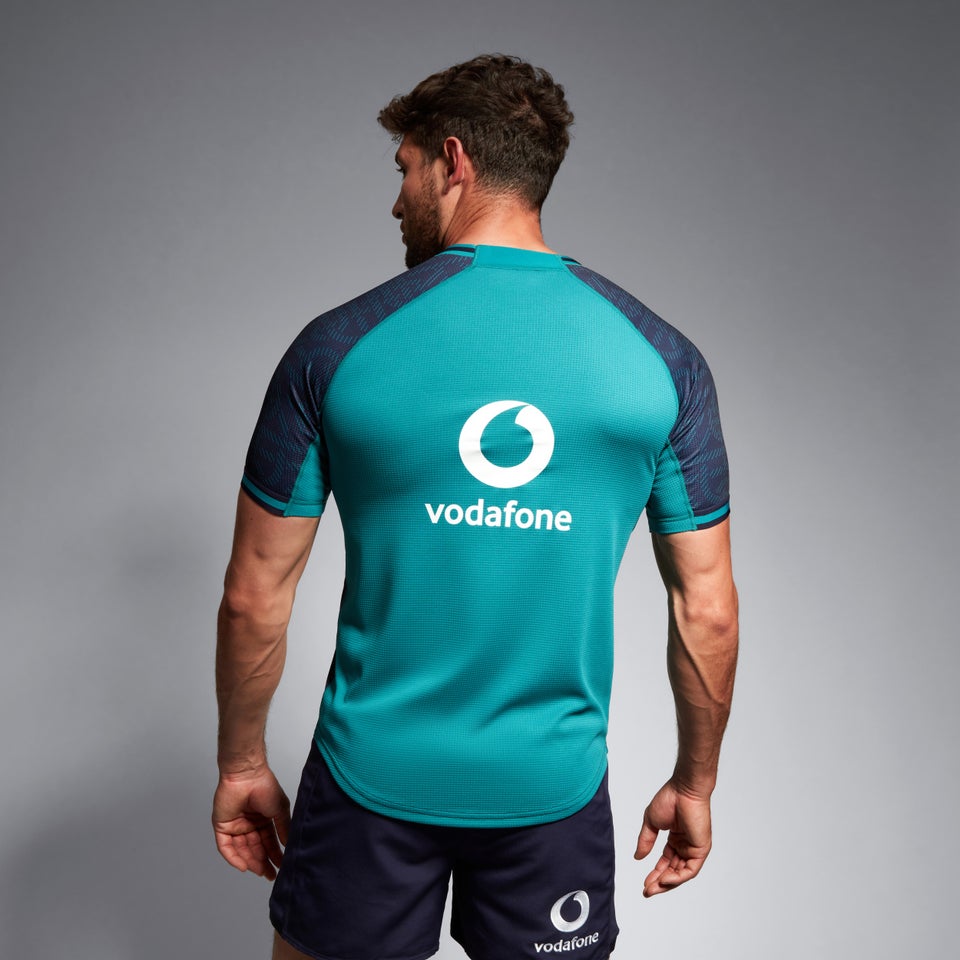 Mens Ireland Pre Game Pro Jersey Blue/Green
