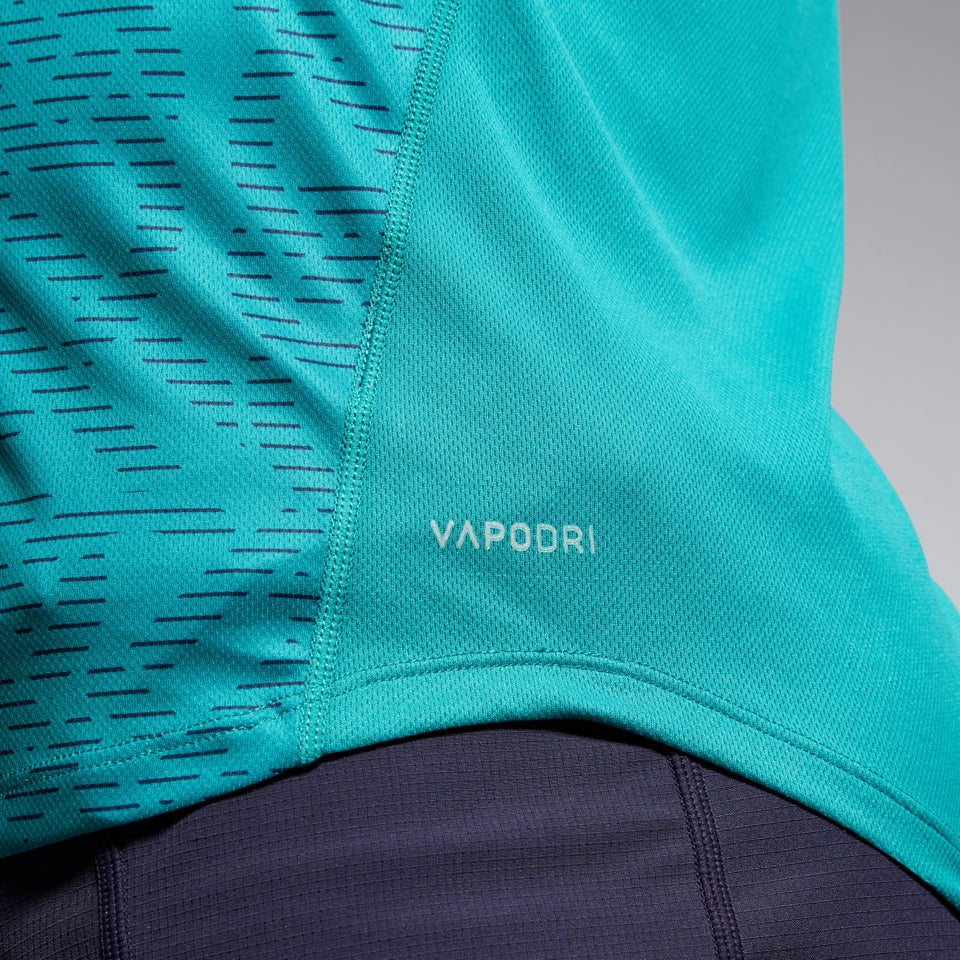 Mens Ireland Poly Training Singlet Green/Blue