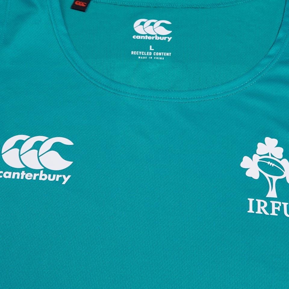 Mens Ireland Poly Training Singlet Green/Blue