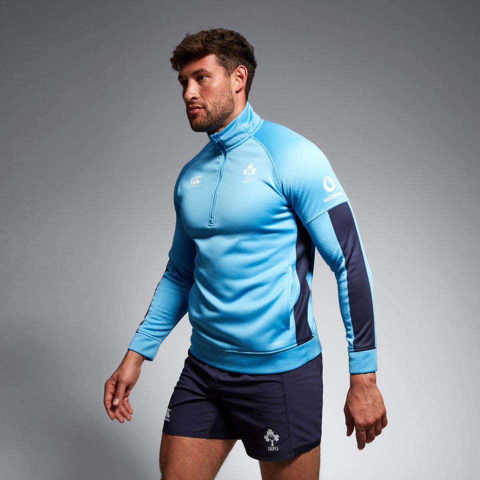 Mens Ireland 1/2 Zip Training Top Blue