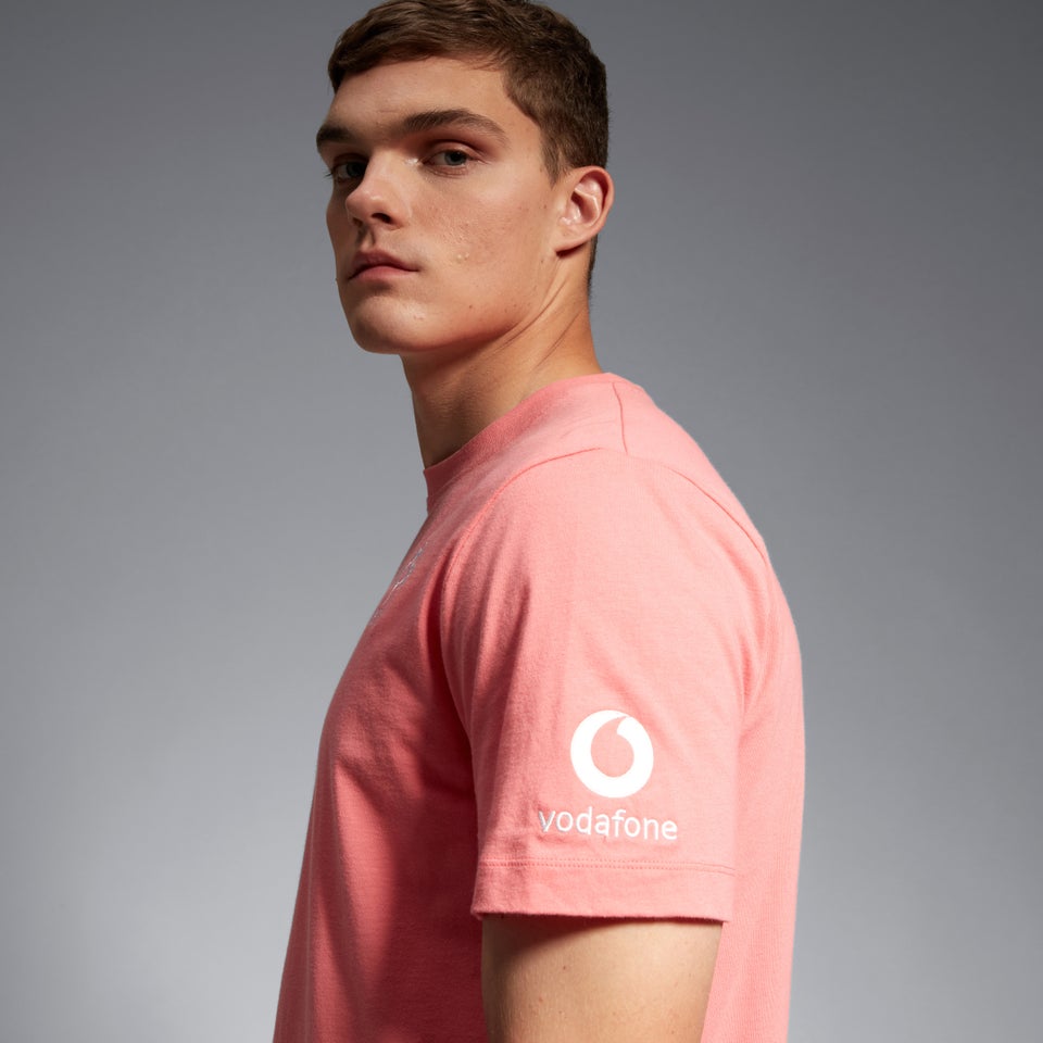Mens Ireland Team Cotton T-Shirt Pink