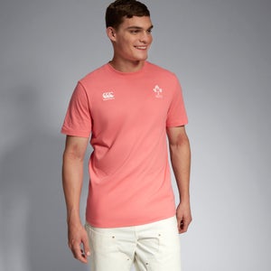 MENS IRELAND TEAM COTTON T-SHIRT PINK - 4XL