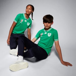 JUNIOR UNISEX IRELAND HOME PRO JERSEY JUNIOR RWC23 GREEN - AGE 10