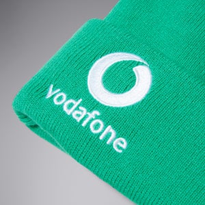 Adult Unisex Ireland Bobble Hat Green/White