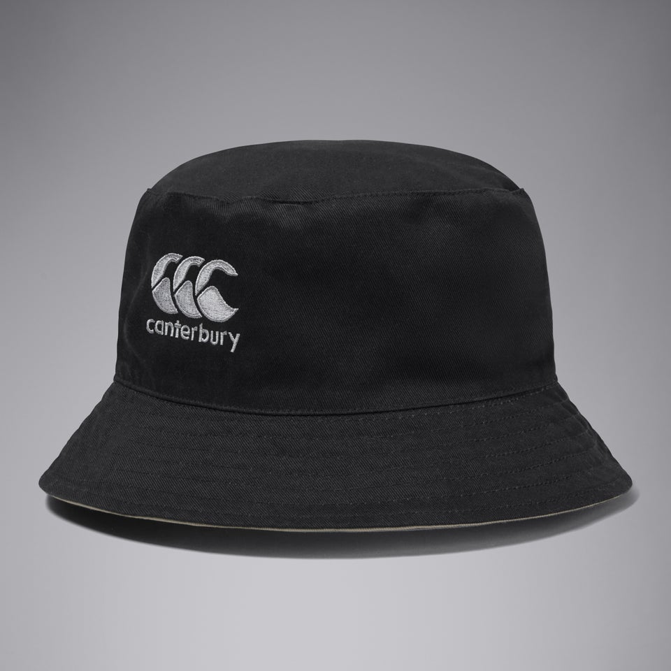 Adult Unisex Ireland Reversible Bucket Hat Black
