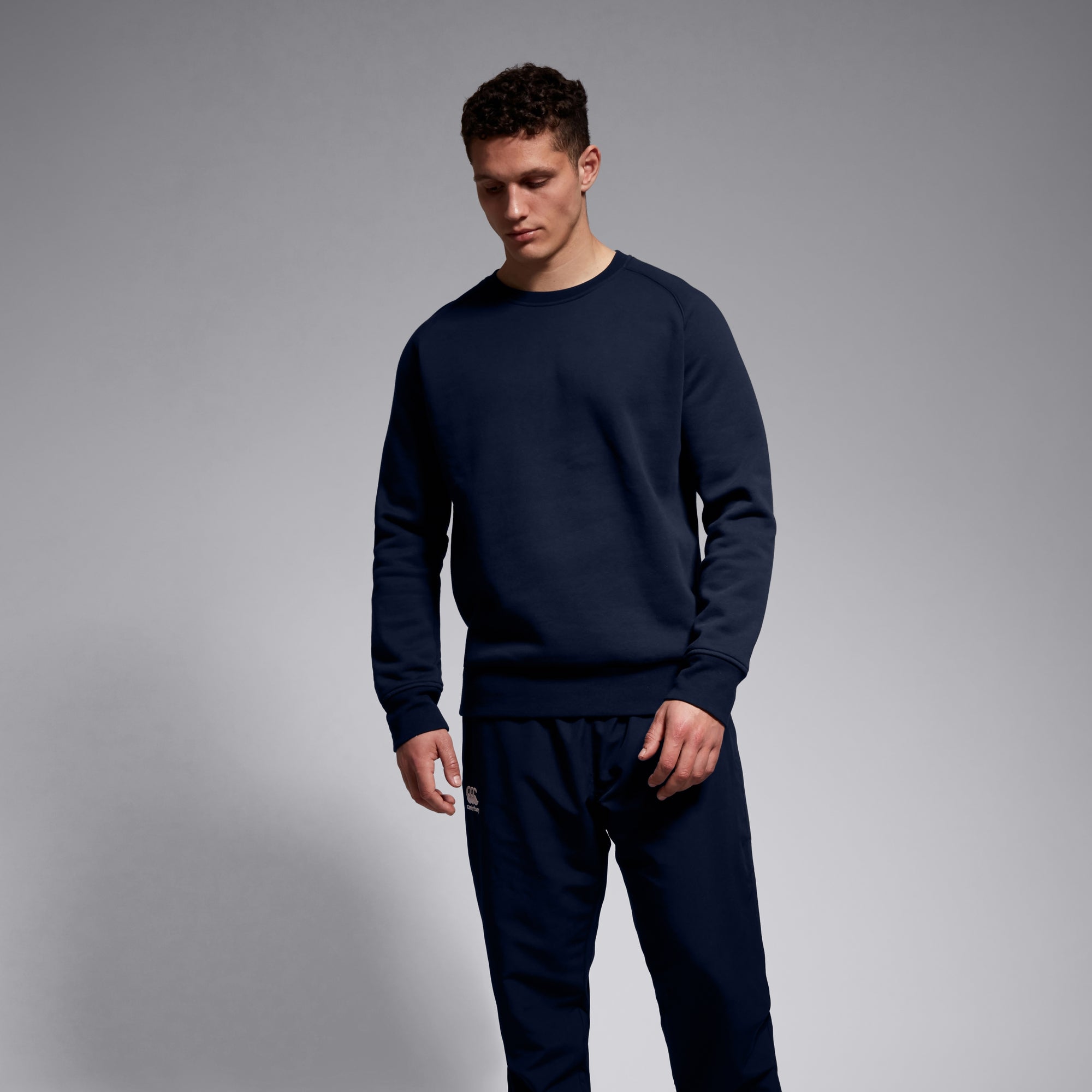 Men'S Club Crew Sweatshirt Navy | Canterbury