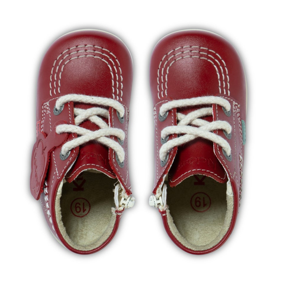 Baby Kick Hi Leather Red