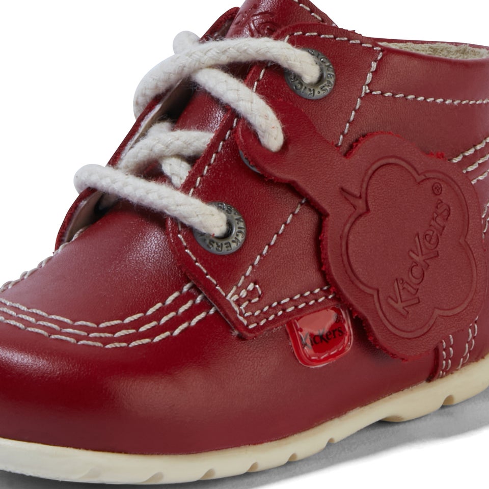 Baby Kick Hi Leather Red