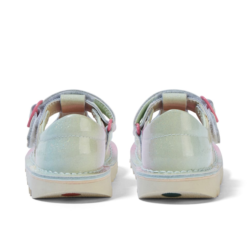 Infant Girls Kick T Bar Patl Mint Leather Mint Shoe