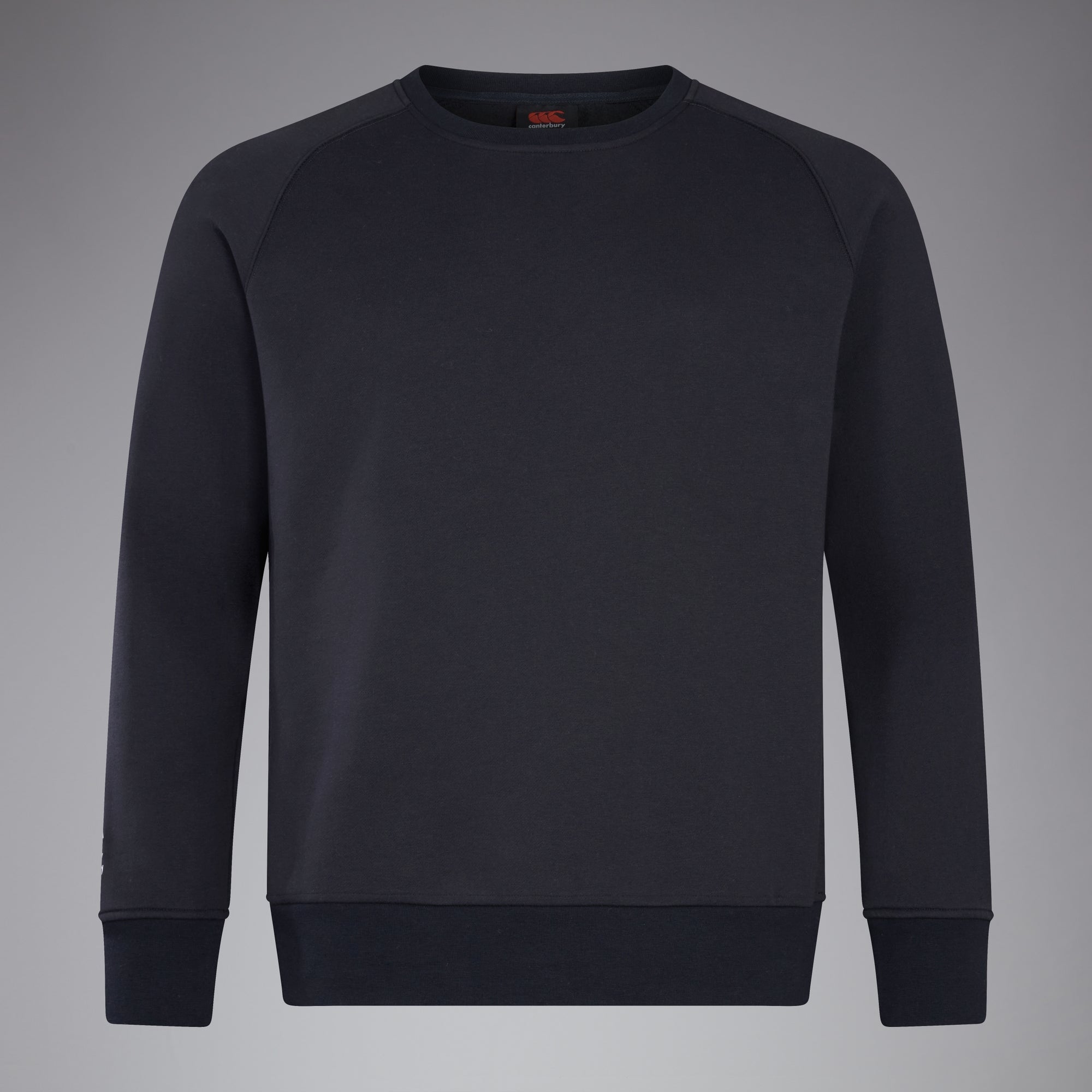 Mens Club Crew Sweatshirt Black | Canterbury