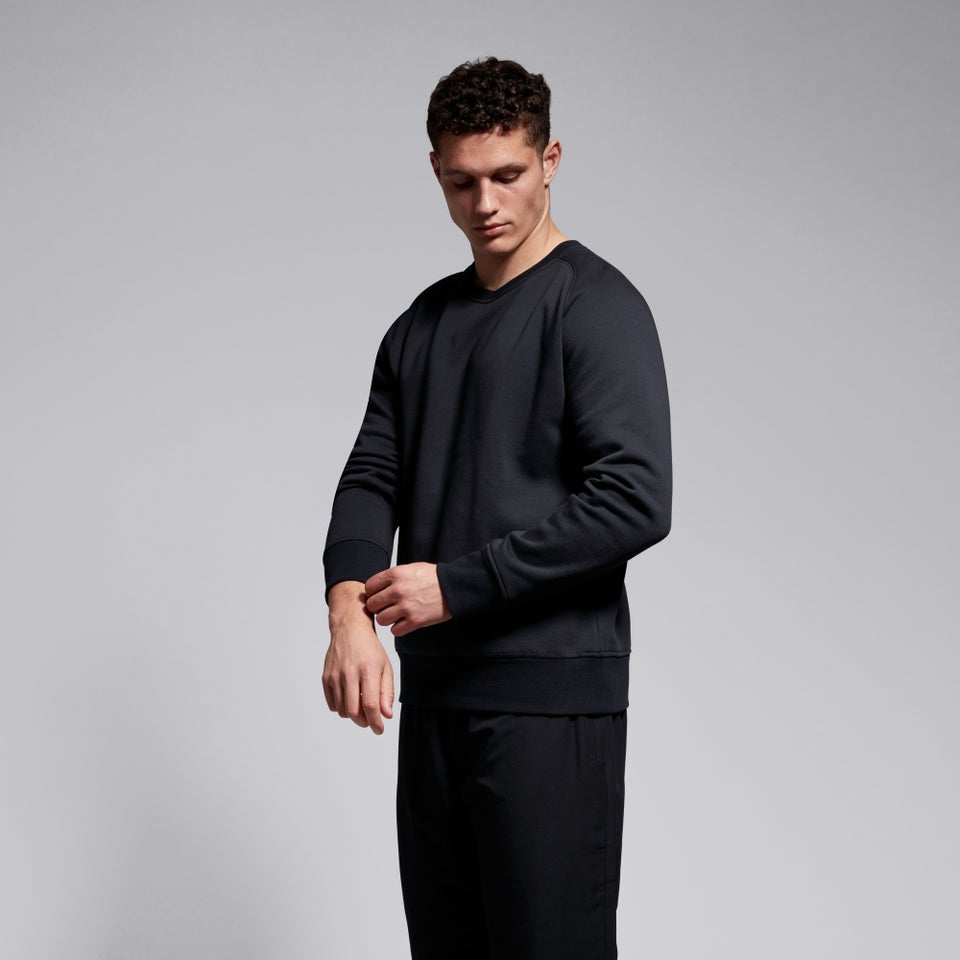 Mens Club Crew Sweatshirt Black