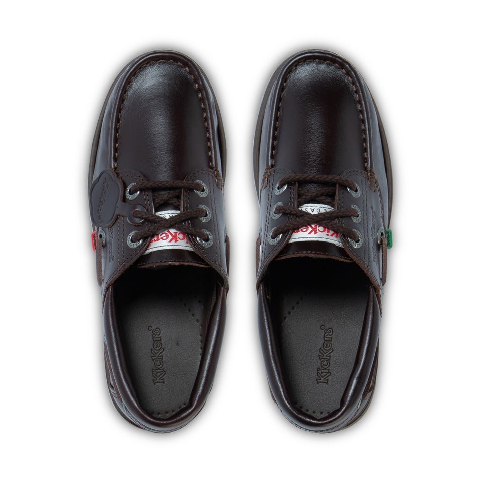 Adult Unisex Lennon Boatshoe Leather Brown