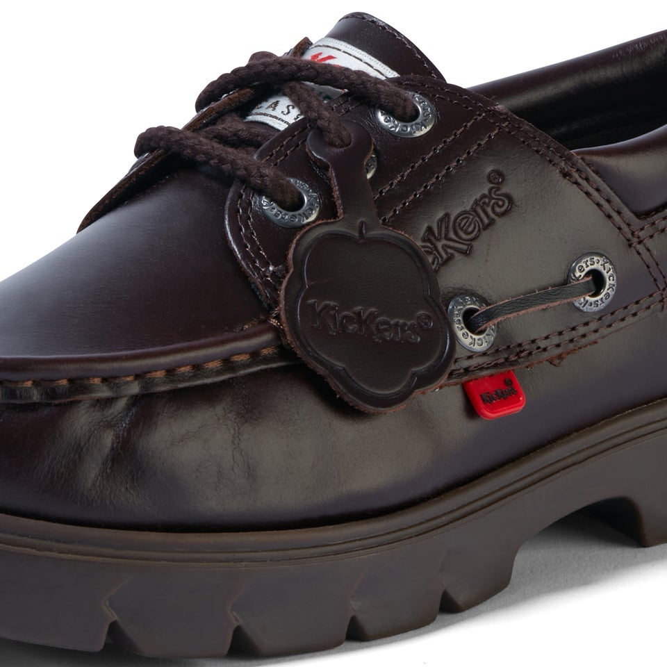 Adult Unisex Lennon Boatshoe Leather Brown