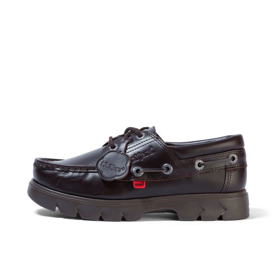 Adult Unisex Lennon Boatshoe Leather Brown