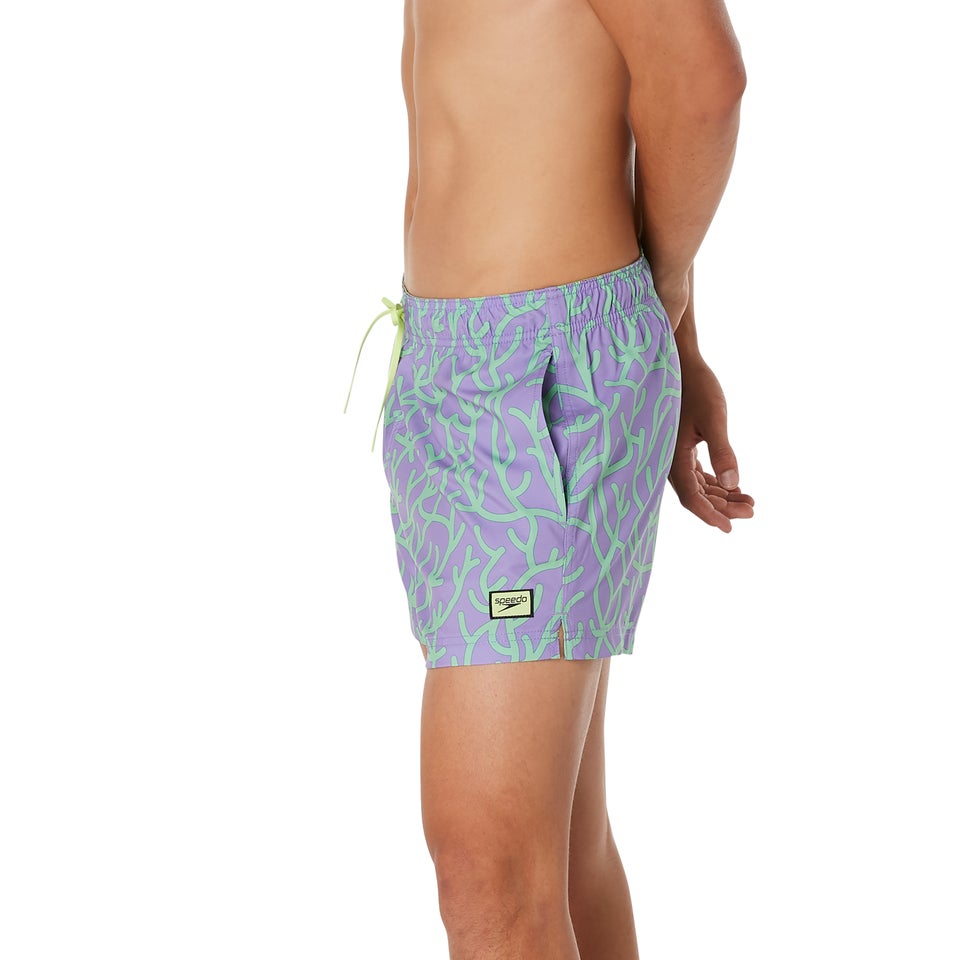 Men's Printed Redondo Edge Volley 14" Purple