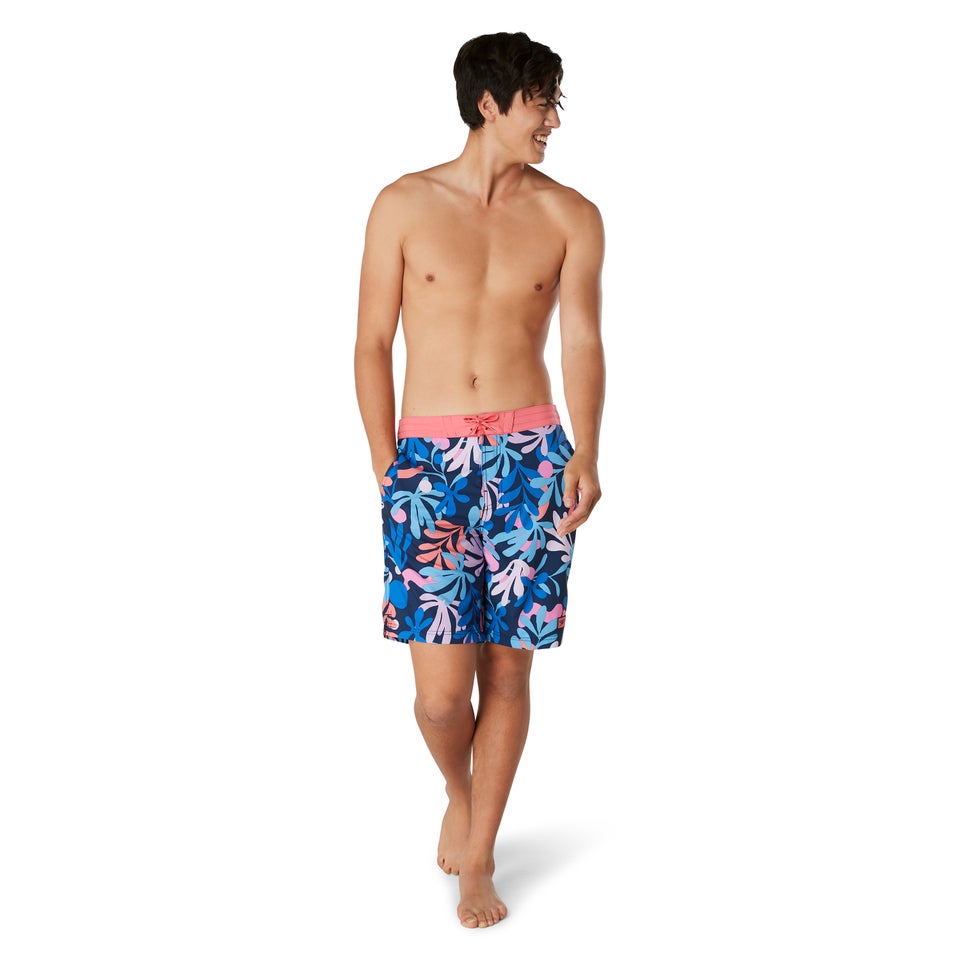 Combinaison modèle court à motif imprimé Bondi 20 po pour hommes, bleu