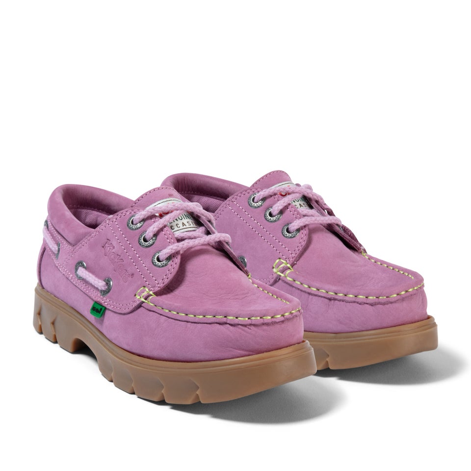 Adult Unisex Lennon Boatshoe Leather Lilac