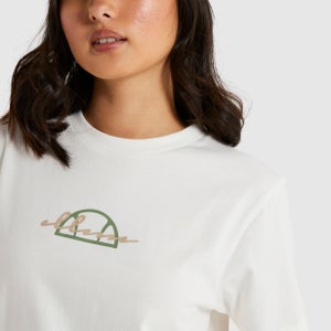 Orenzo Übergroßes T-Shirt Cremefarbig für Damen