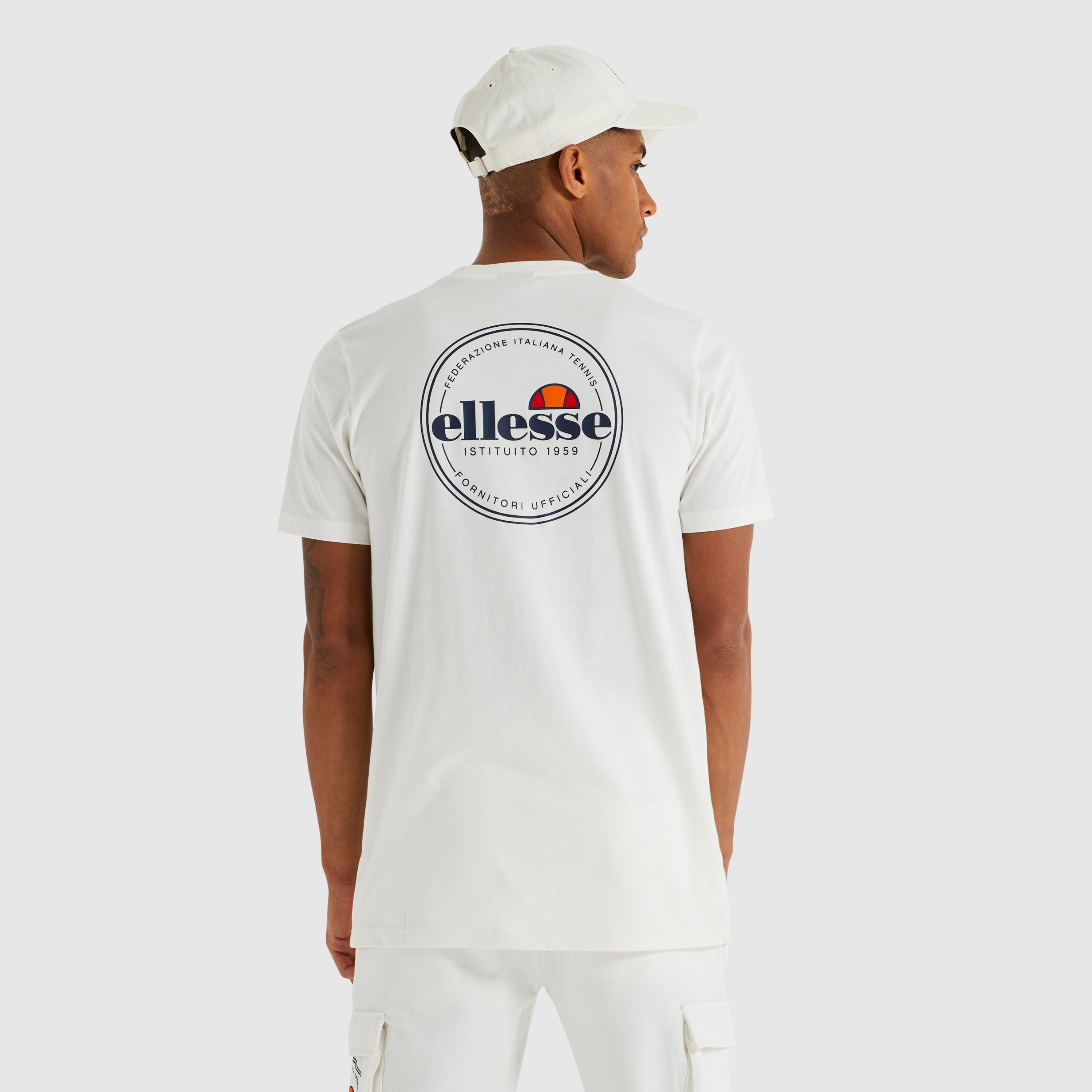 Men's Liammo T-Shirt Off White | ellesse UK