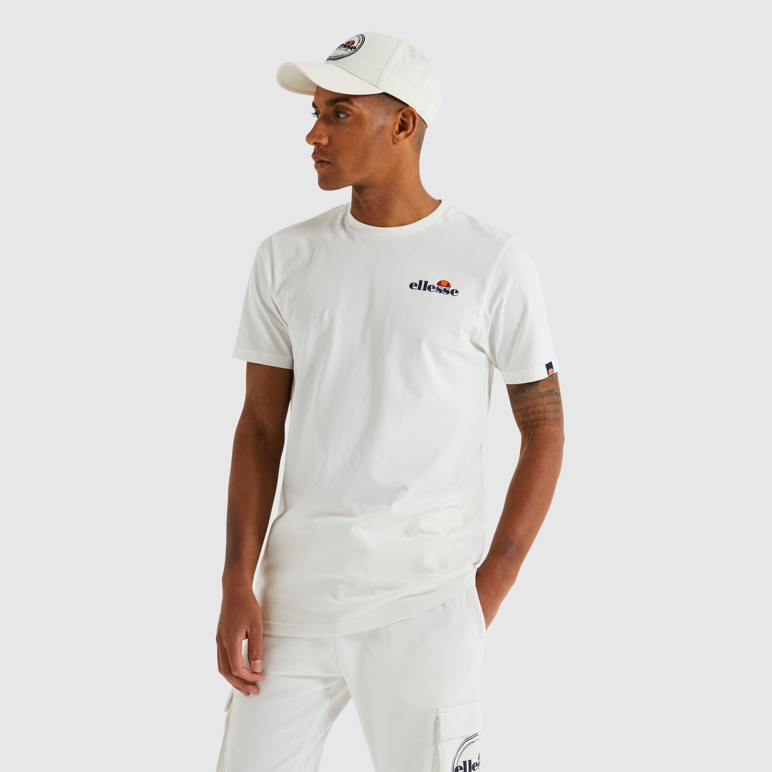 Men's Liammo T-Shirt Off White | ellesse UK