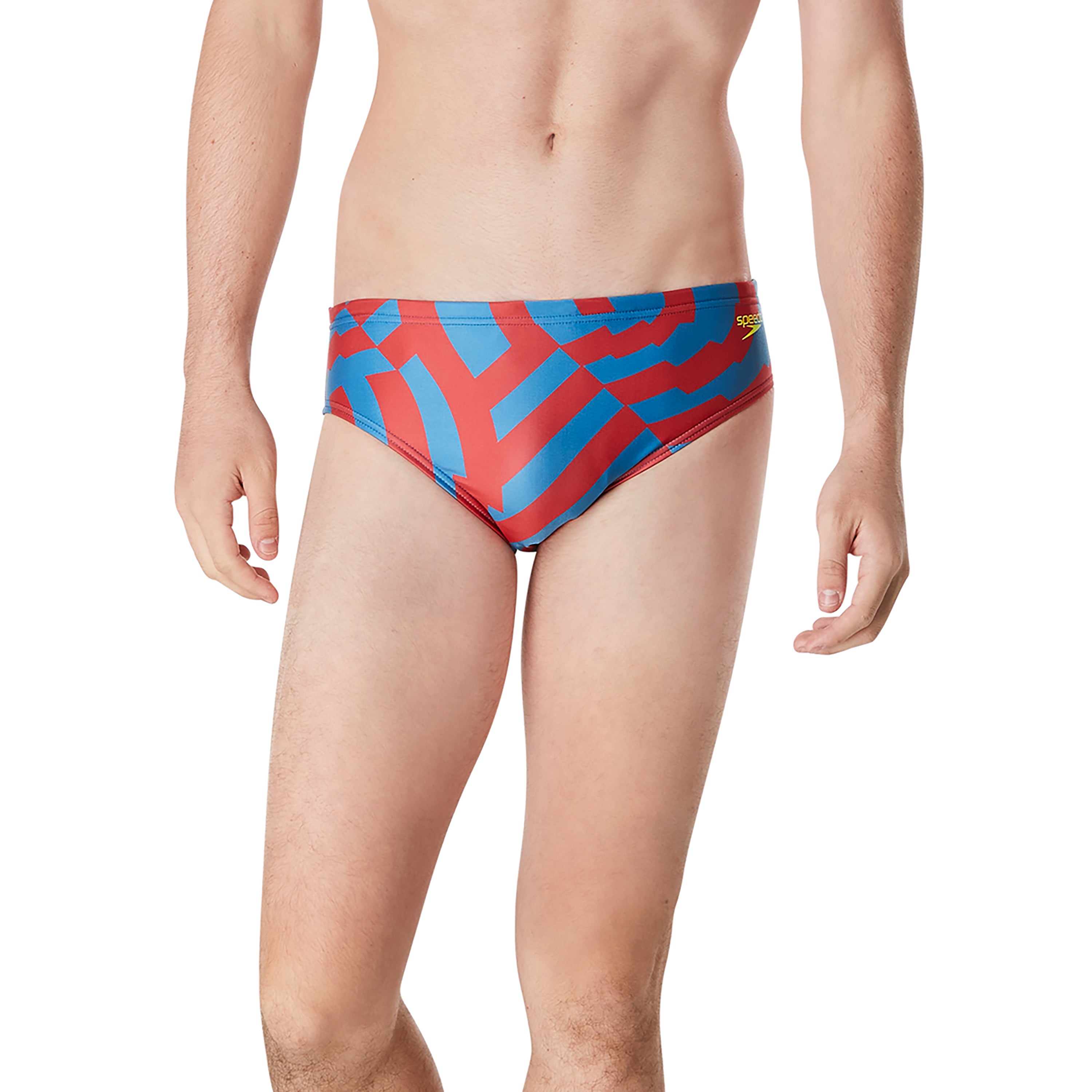 Men's Vortex Maze Brief Blue/Red | Speedo USA