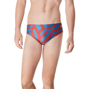 Men's Vortex Maze Brief Blue/Red