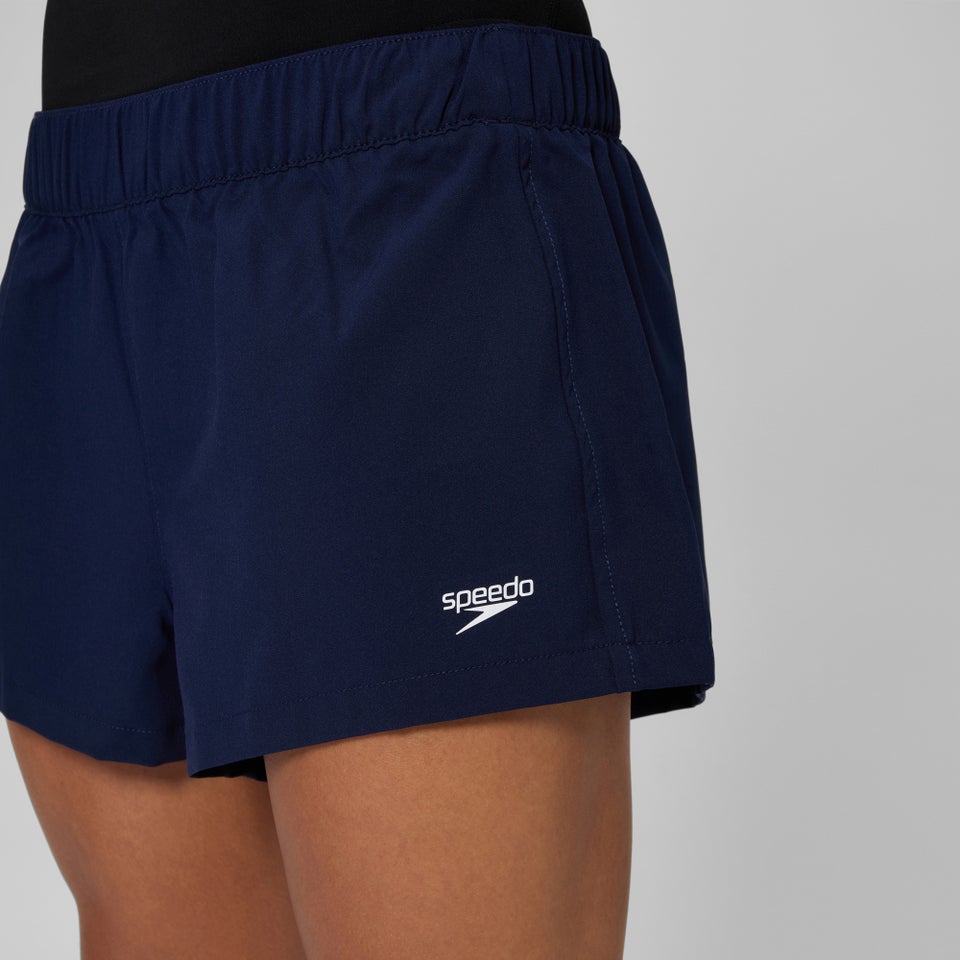 Women's Solid Volley Swim Shorts Navy