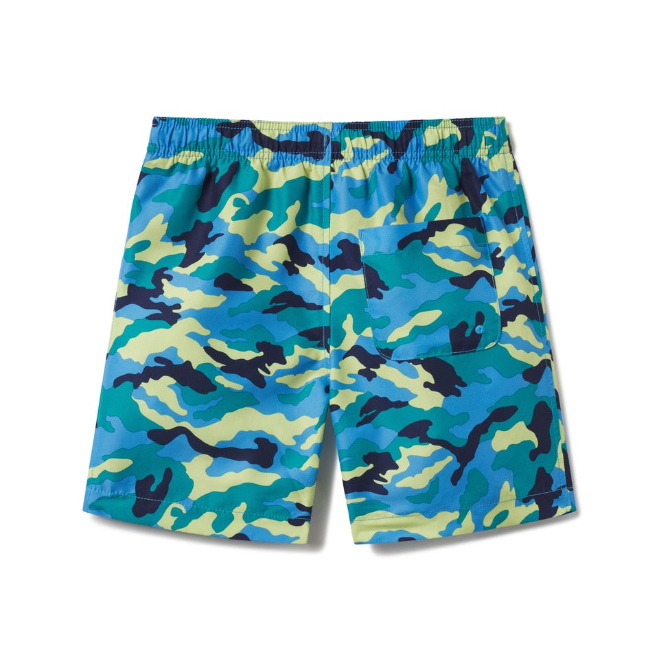 Boy's Camo Cover Rondo Volley 15" Blue