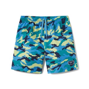 Boy's Camo Cover Redondo Volley 15" Blue - 2XS