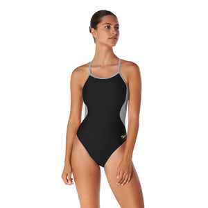 Women's Solid Flyback One Piece Black