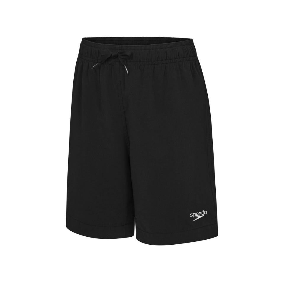 Junior Solid Volley Shorts Black