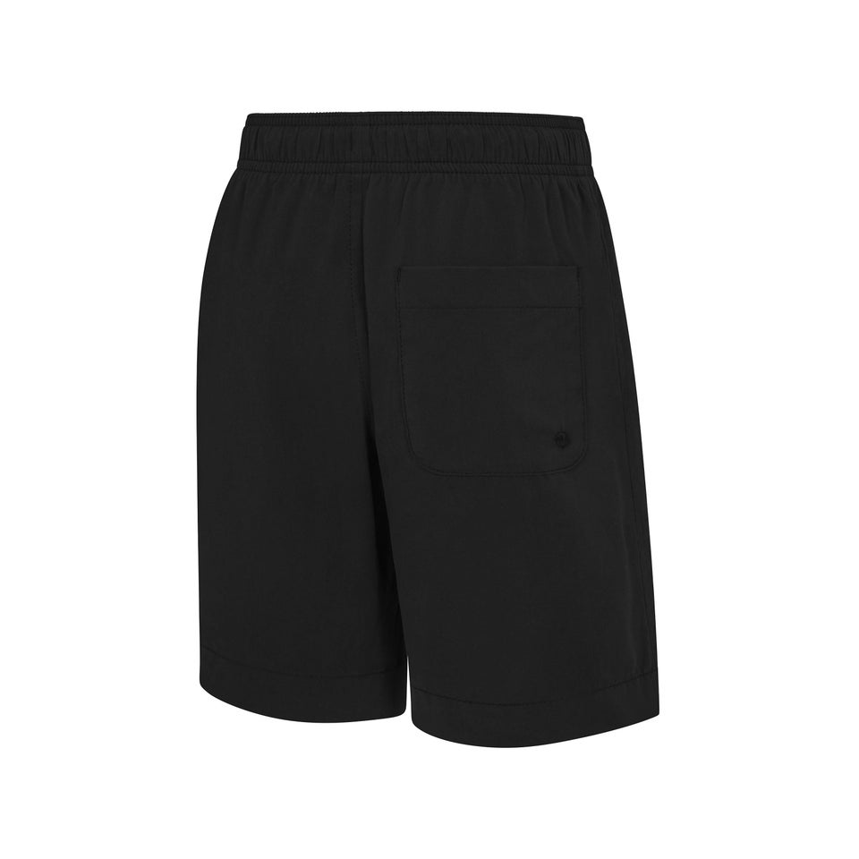 Junior Solid Volley Shorts Black