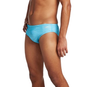Men's Printed One Brief Blue