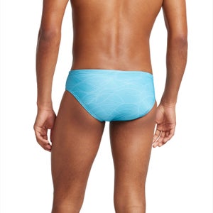 Men's Printed One Brief Blue
