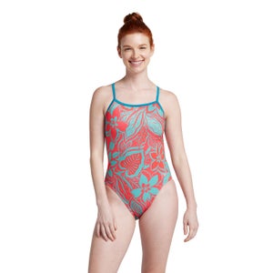 Women's Print The One Piece Pink