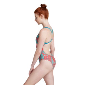 Women's Print The One Piece Pink