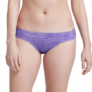 Women's Print Cheeky Hipster Purple