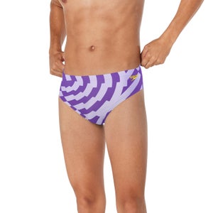 Men's Vortex Maze Brief Purple