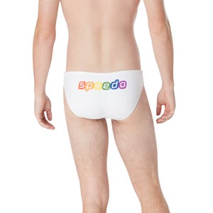 Men's Pride Graphic Solar Brief White