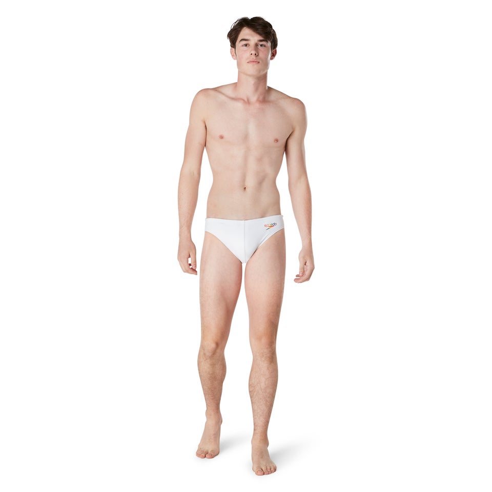 Men's Pride Graphic Solar Brief White
